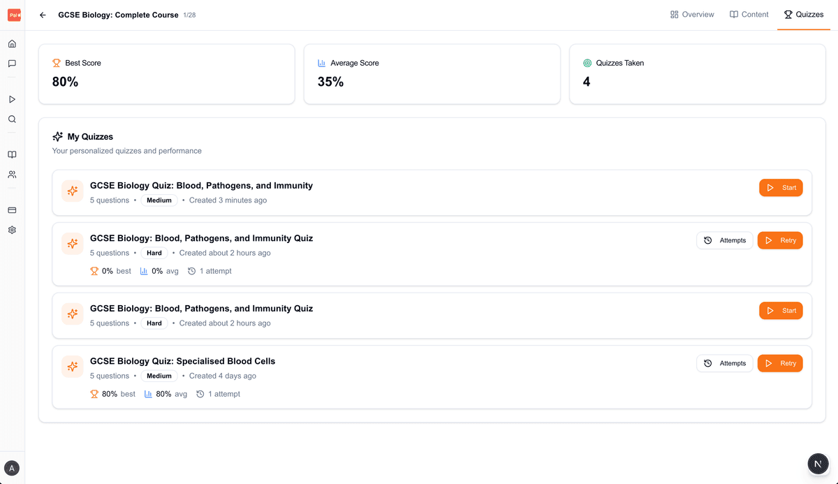 Pal - AI-powered GCSE learning platform